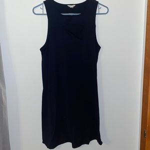 Black Sleeveless T-Shirt Dress